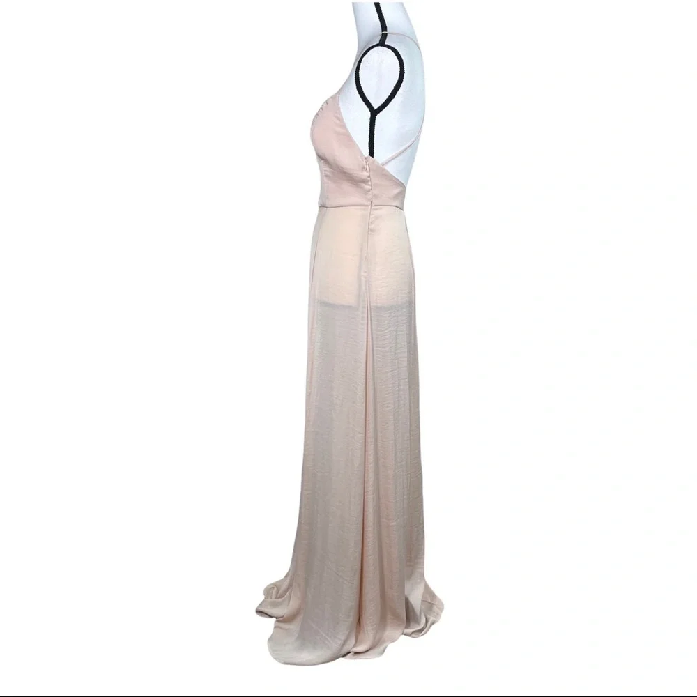 CXM for Urban Outfitters Pale Blush Maxi Dress - Picture 3 of 10